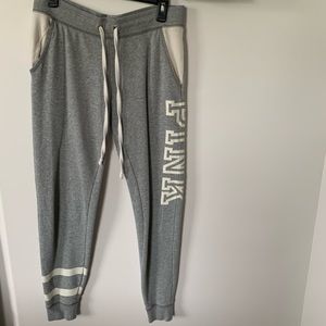 PINK Grey Joggers